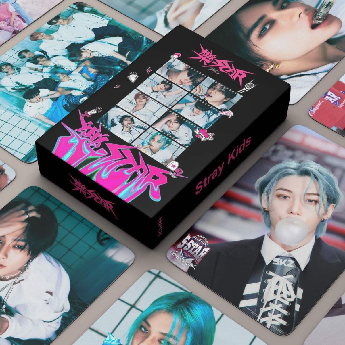 STRAY KIDS FOTOKARTEN KARMA, ATE, HOP, GIANT, 5 STAR, MANIAC, MAXIDENT + VERSCHIEDENE OPTIONEN!✨ (55 STÜCK)