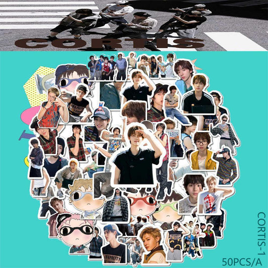 CORTIS-AUFKLEBER, 50 STÜCK