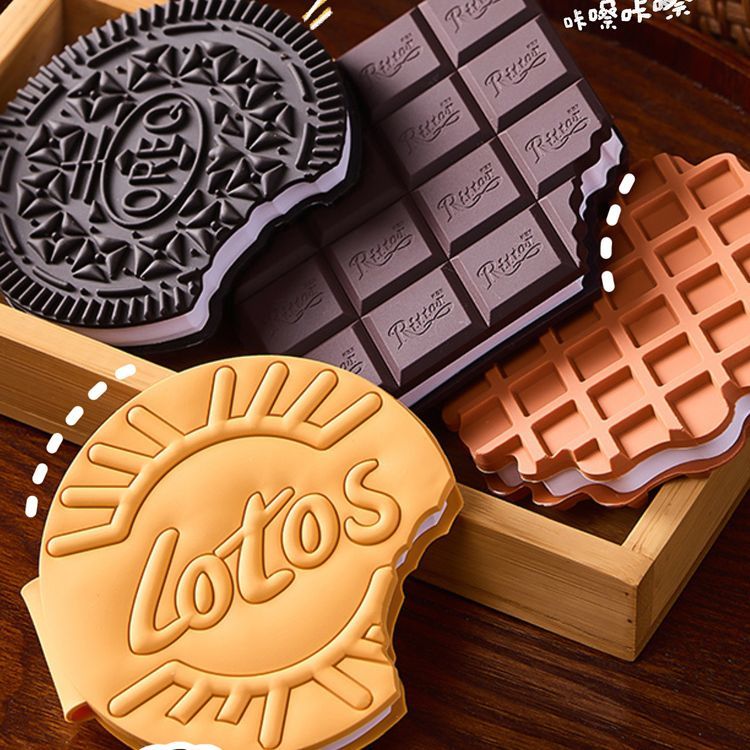 Lustige Notizblöcke mit Schokoladenduft