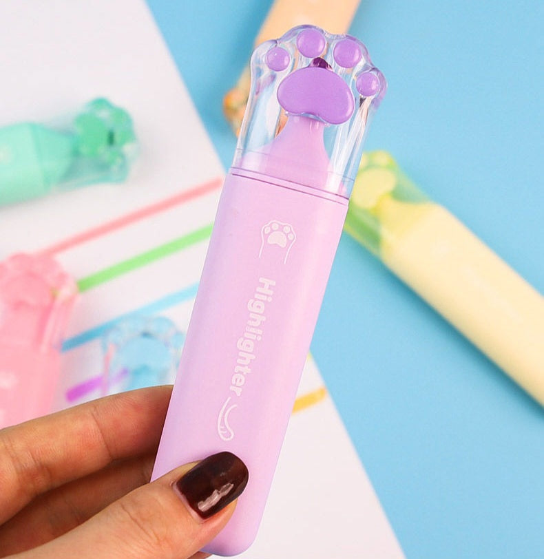 6-FARBIGE TEXTMARKER-PINSEL-SET