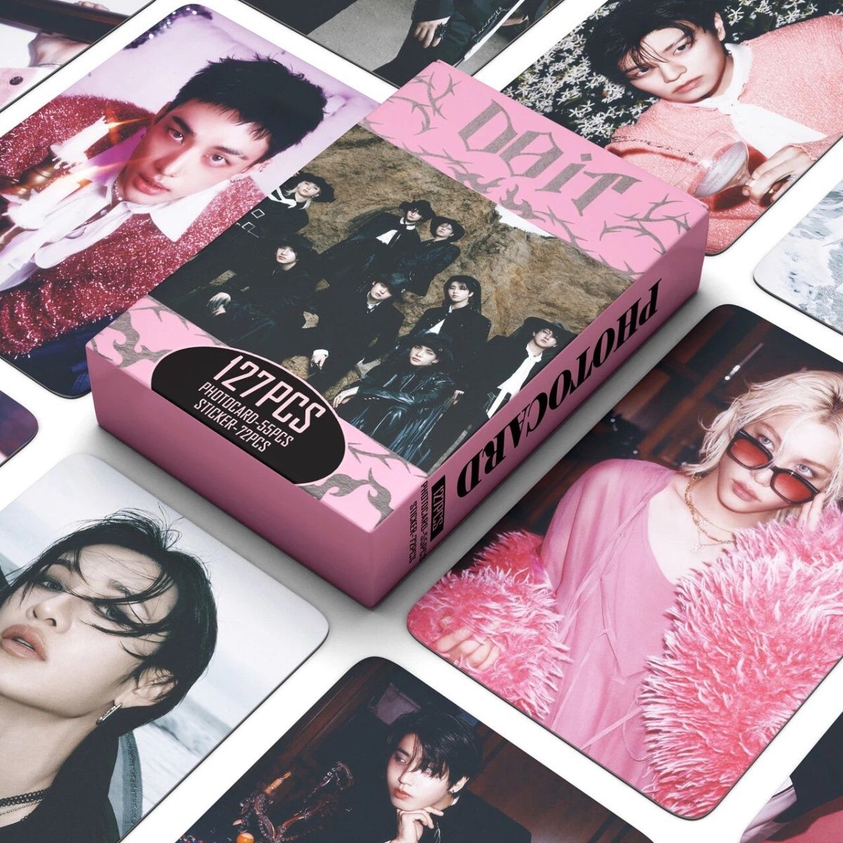 STRAY KIDS MERCH FOTOKARTEN 127 STÜCK DO IT (55 KARTEN + 72 AUFKLEBER)