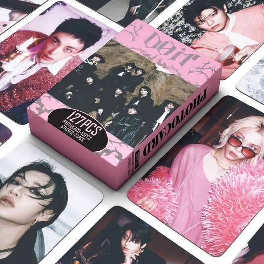 STRAY KIDS MERCH FOTOKARTEN 127 STÜCK DO IT (55 KARTEN + 72 AUFKLEBER)