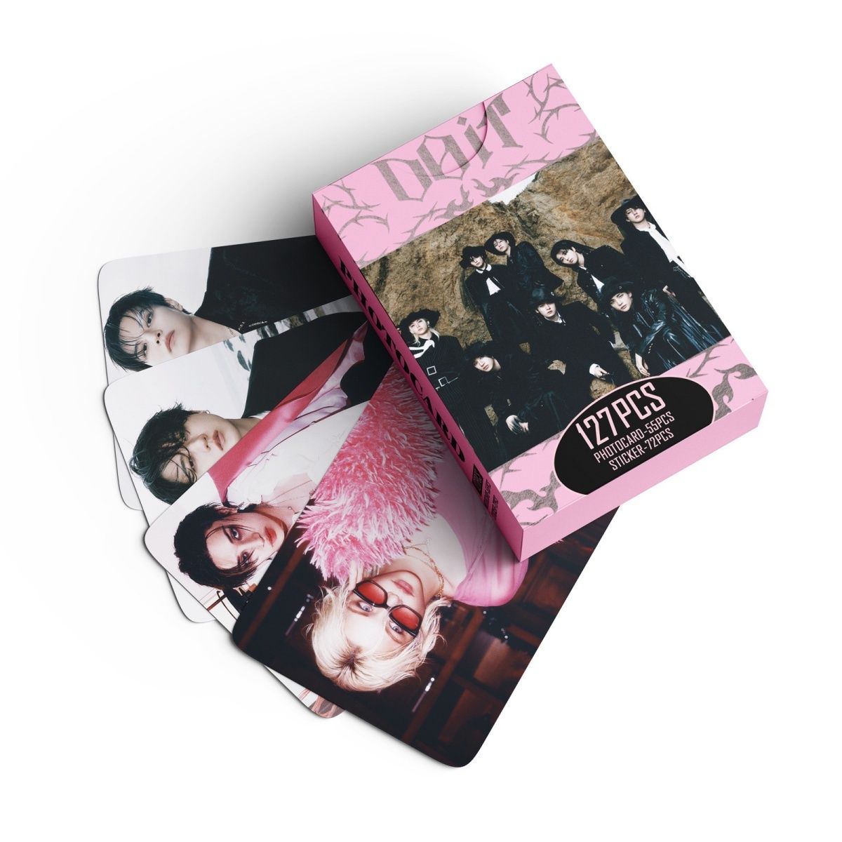 STRAY KIDS MERCH FOTOKARTEN 127 STÜCK DO IT (55 KARTEN + 72 AUFKLEBER)