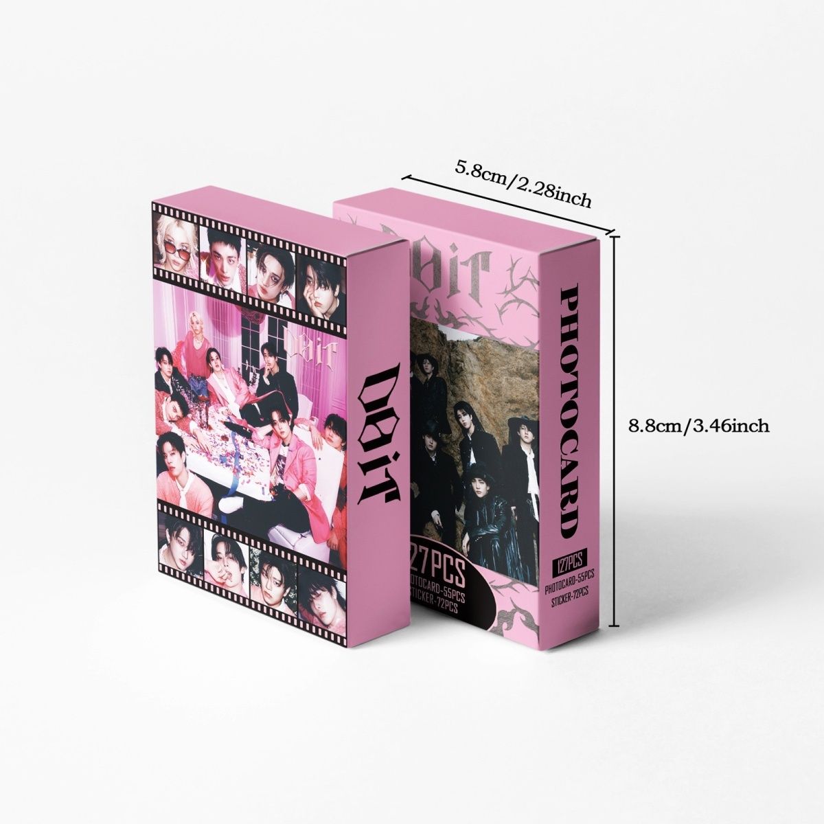 STRAY KIDS MERCH FOTOKARTEN 127 STÜCK DO IT (55 KARTEN + 72 AUFKLEBER)