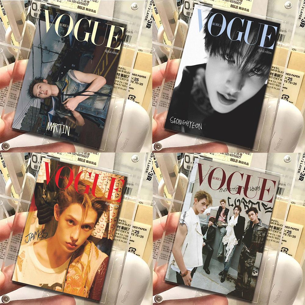 CORTIS VOGUE-POSTKARTEN, 72 STÜCK