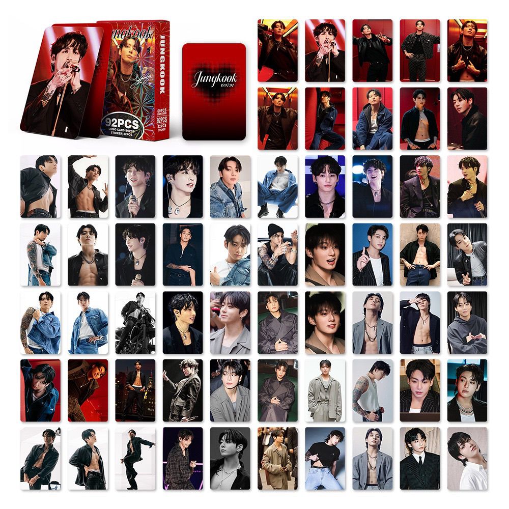 JIMIN SOLO PRODUKTIONSTAGEBUCH 92 STÜCK (60 FOTOKARTEN + 32 STICKER)