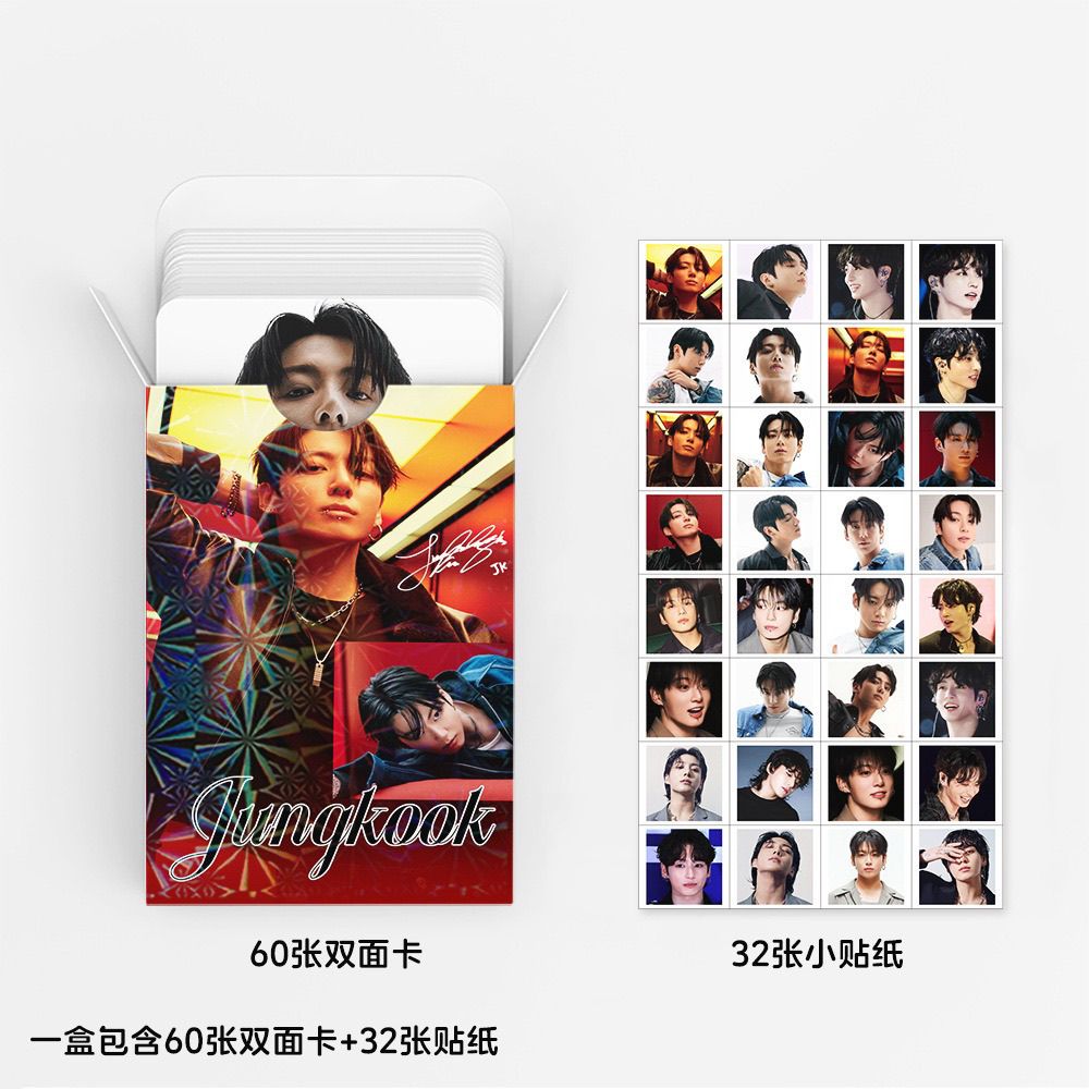 JIMIN SOLO PRODUKTIONSTAGEBUCH 92 STÜCK (60 FOTOKARTEN + 32 STICKER)