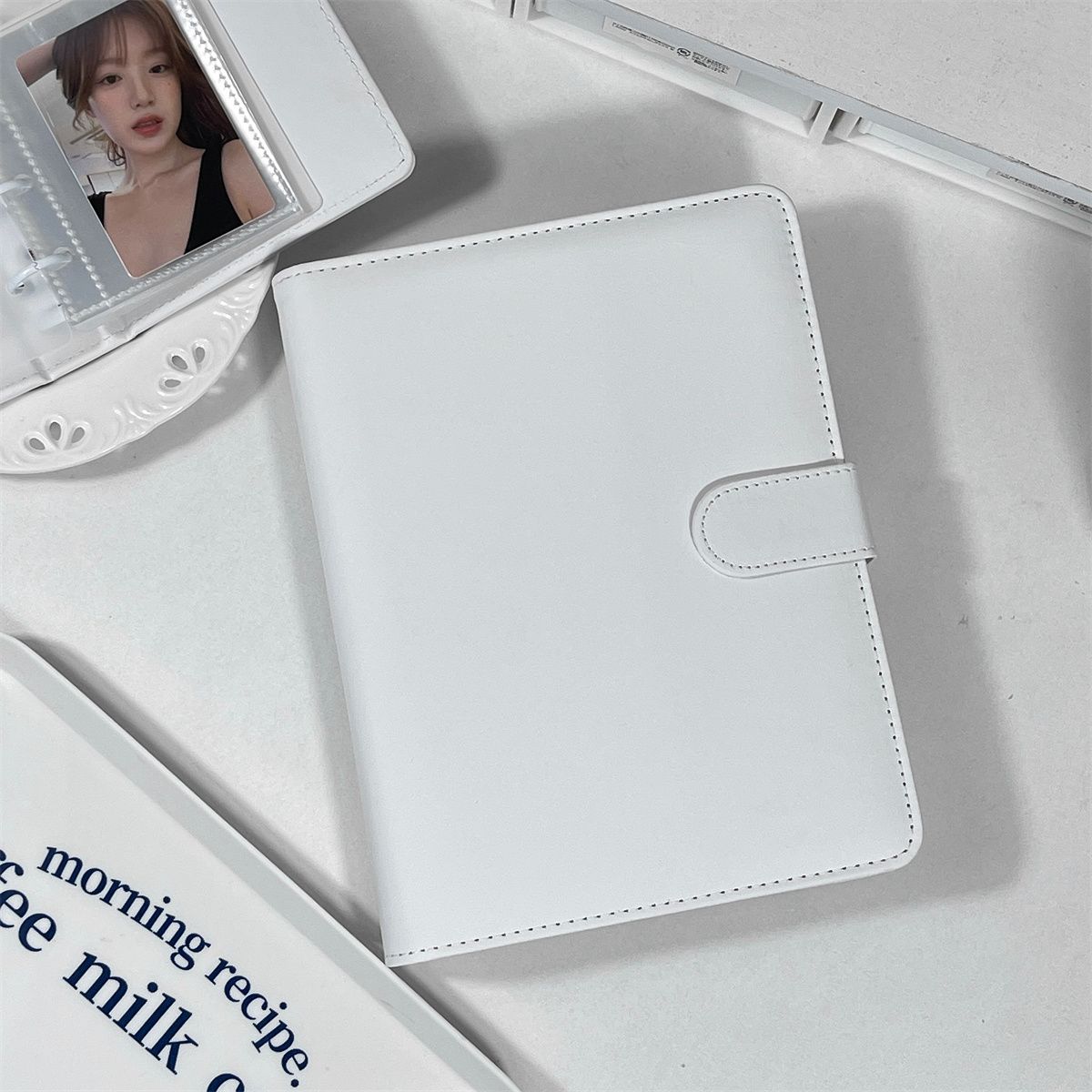 Glitzer-Fotokartenhalter A5 + 20 doppelseitige Plastikfolien mit je 8 Fächern