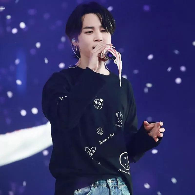 BTS PERMISSION TO DANCE LANGARM T-SHIRT 100% BAUMWOLLE