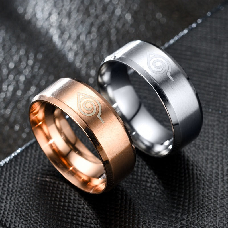 Naruto Merch Ring Edelstahl