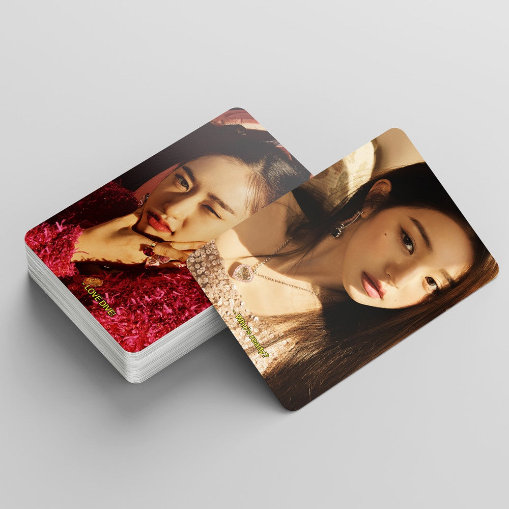 IVE MERCH LOVE DIVE FOTOKARTEN 55 STÜCK