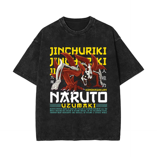 NARUTO MERCH T-SHIRT 100 % BAUMWOLLE