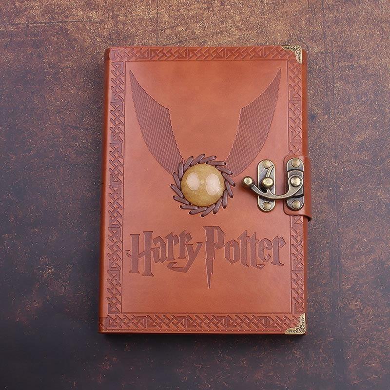 RETRO/VINTAGE BUCH ZUM SCHREIBEN + HARRY POTTER FÜLLER