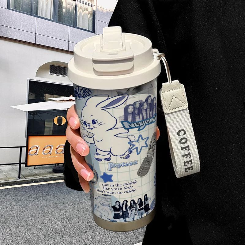 NEWJEANS Thermobecher aus Edelstahl