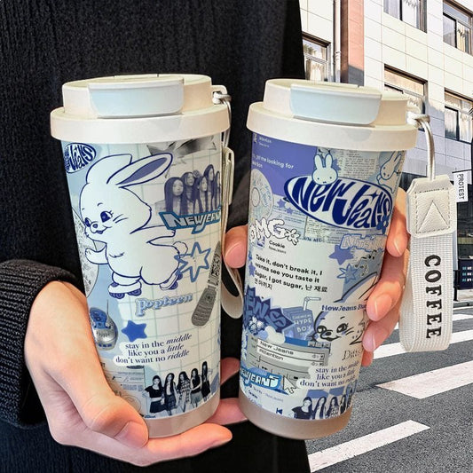 NEWJEANS Thermobecher aus Edelstahl