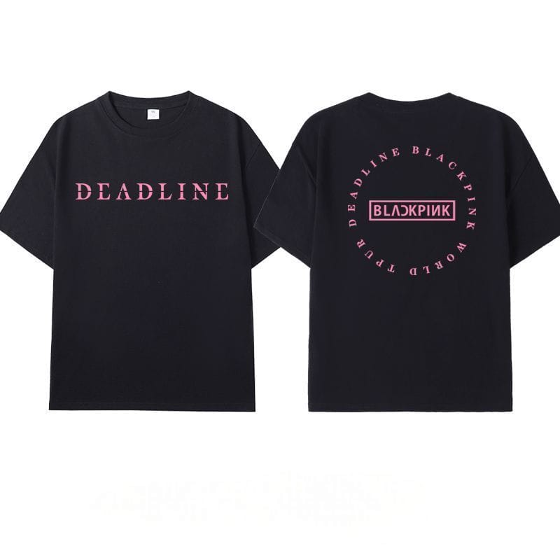 BLACKPINK DEADLINE T-SHIRTS 100% BAUMWOLLE