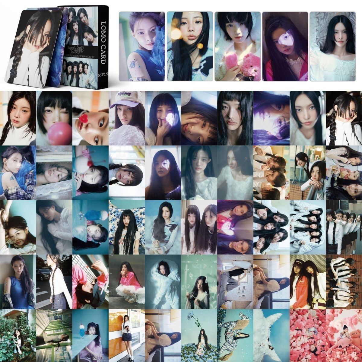 ILLIT SUPER REAL ME FOTOKARTEN 55 STÜCK