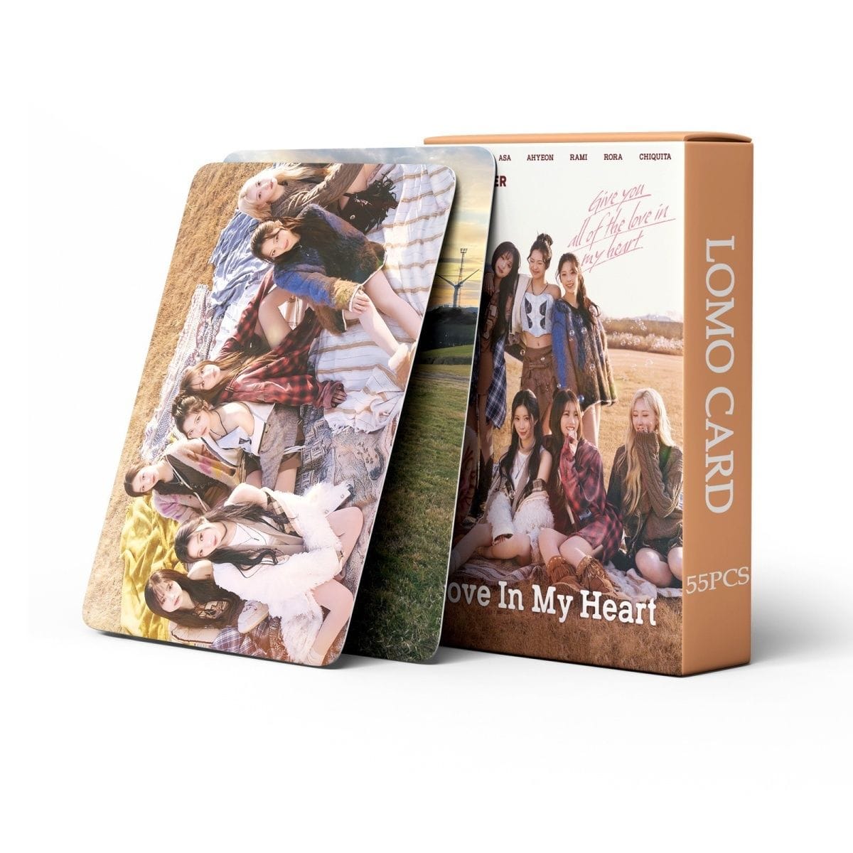 BABYMONSTER FOTOKARTEN LIEBE IN MEINEM HERZEN 55 STÜCK