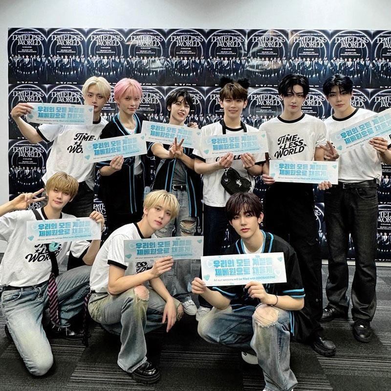 ZB1 ZERO BASE ONE T-SHIRT 100% BAUMWOLLE