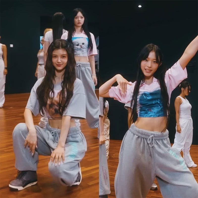 NEWJEANS BUNNIES CAMP HOODIE UND HOSE