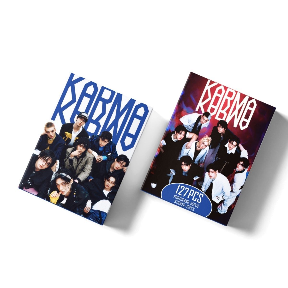 Fotokarten Stray Kids Karma 127 Stück (55 Karten + 72 Sticker)