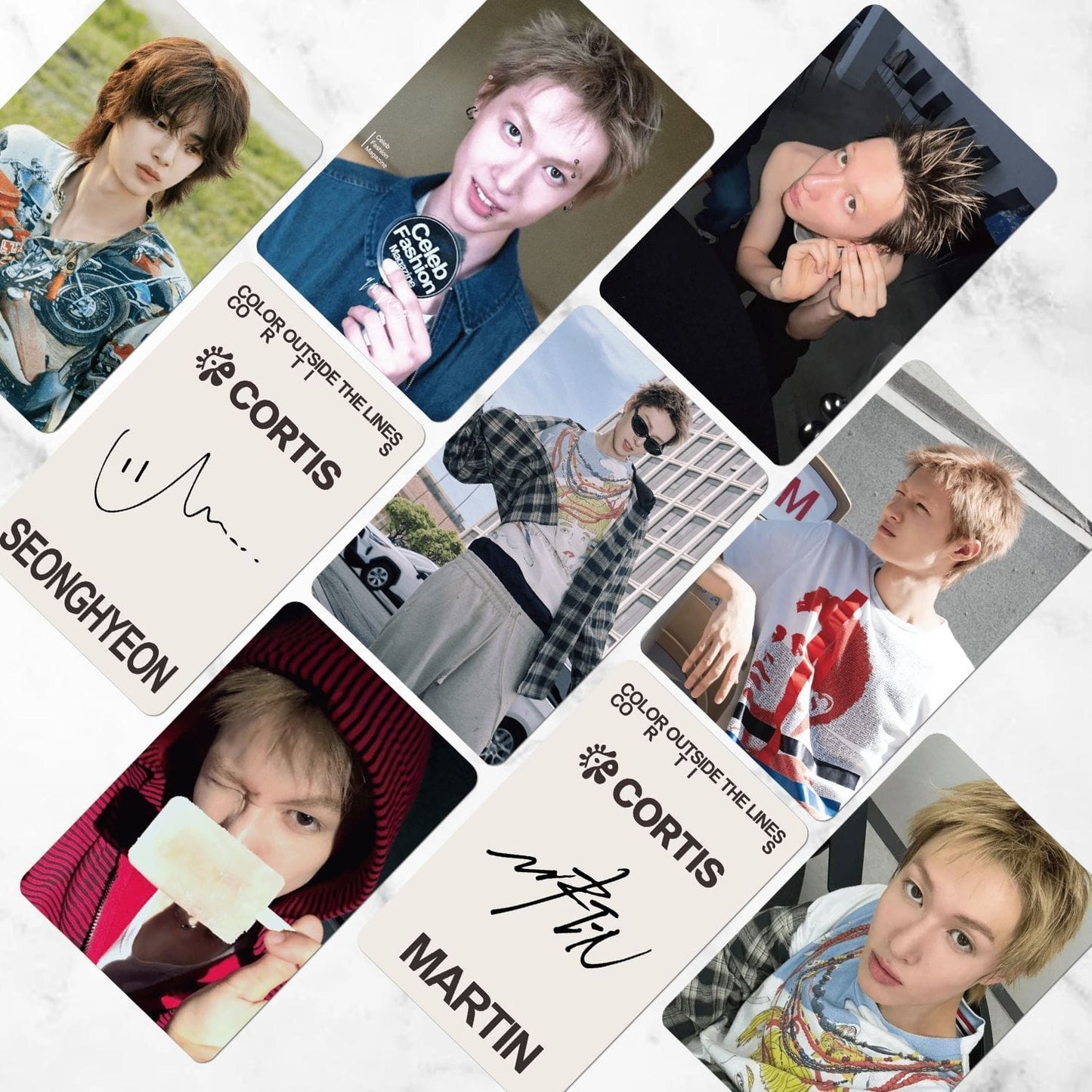 CORTIS-FOTOKARTEN, 55 STÜCK