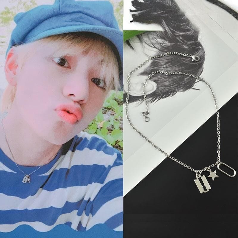 V-HALSKETTE AUS EDELSTAHL