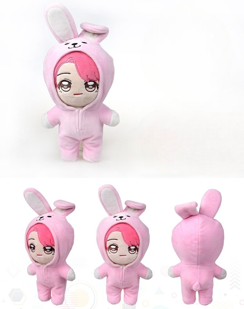 PUPPE BTS + BEKLEIDUNG BT21 (alle Mitglieder)