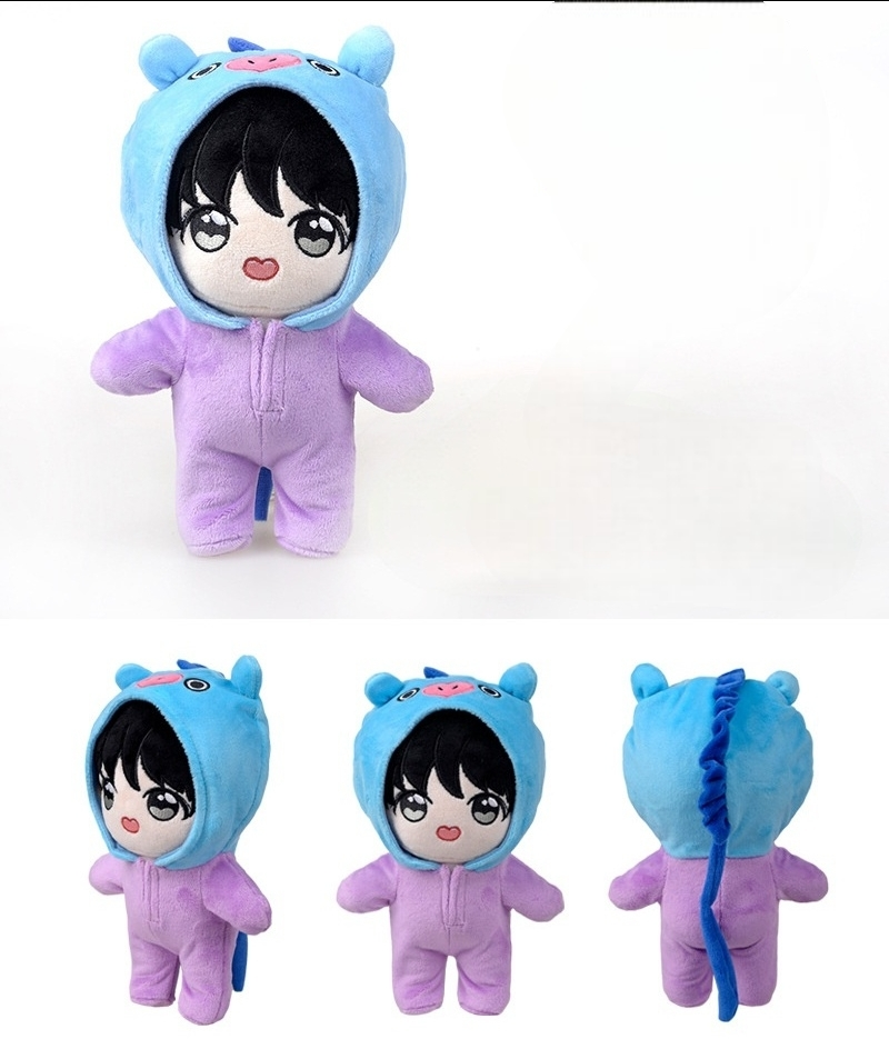 PUPPE BTS + BEKLEIDUNG BT21 (alle Mitglieder)