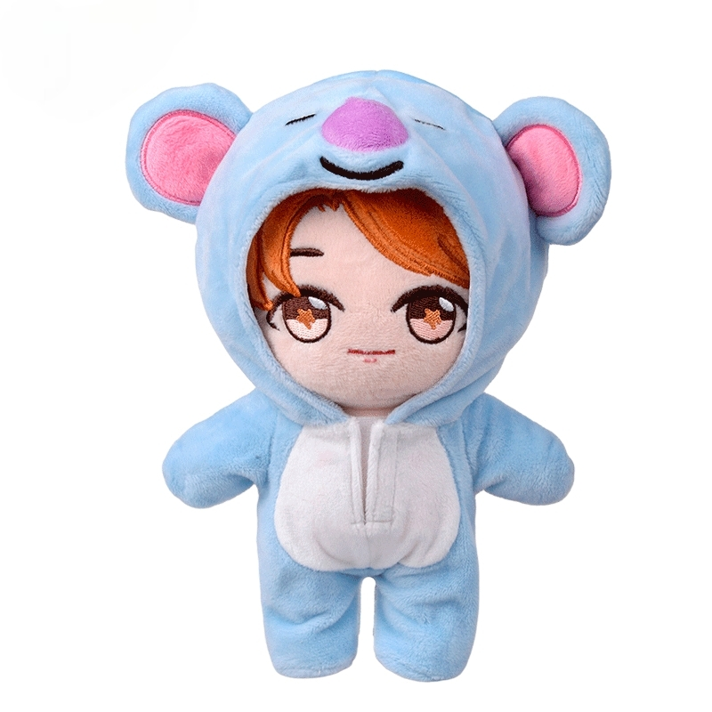 PUPPE BTS + BEKLEIDUNG BT21 (alle Mitglieder)