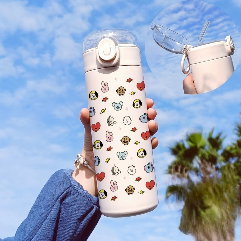 BT21 Thermosflaschen aus Edelstahl, 420 ml