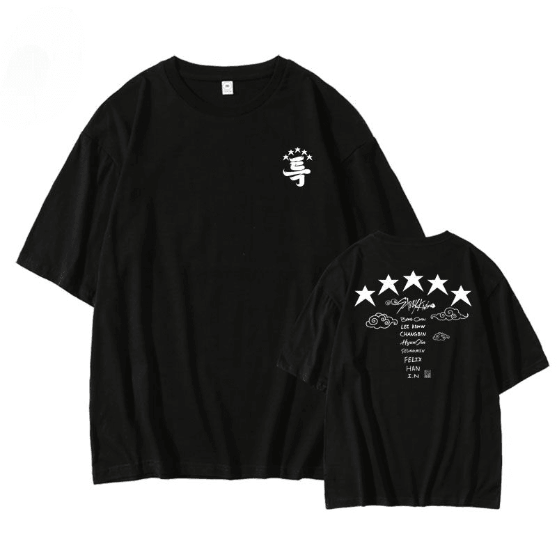STRAY KIDS 5 STAR 100% BAUMWOLLE T-SHIRT