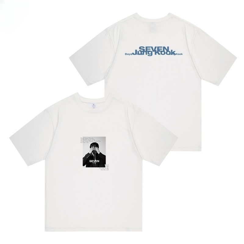 T-SHIRT BTS JUNGKOOK SEVEN 100% BAUMWOLLE