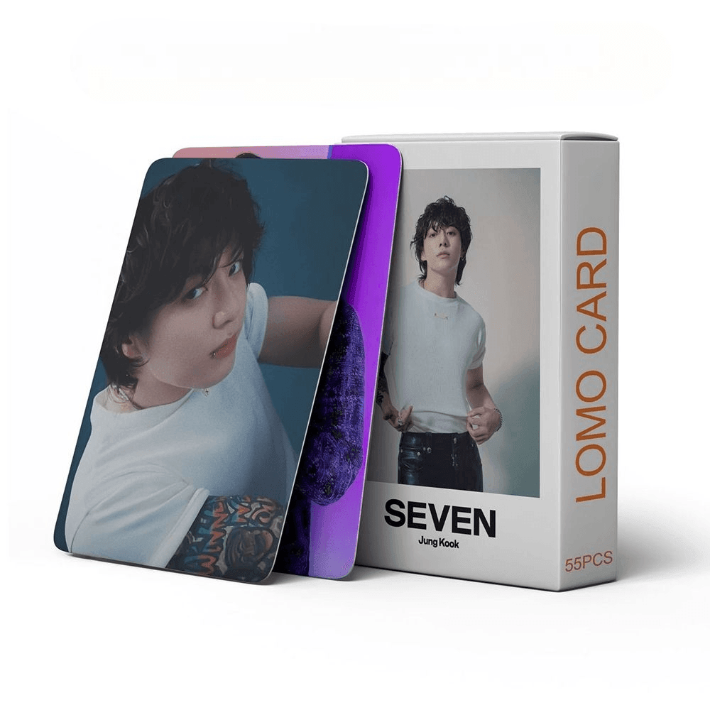 FOTOKARTEN JUNGKOOK SEVEN 55 STÜCK