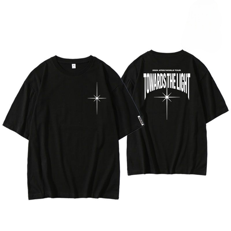 ATEEZ MERCH T-SHIRTS 2024 TOWARDS THE LIGHT 100% BAUMWOLLE