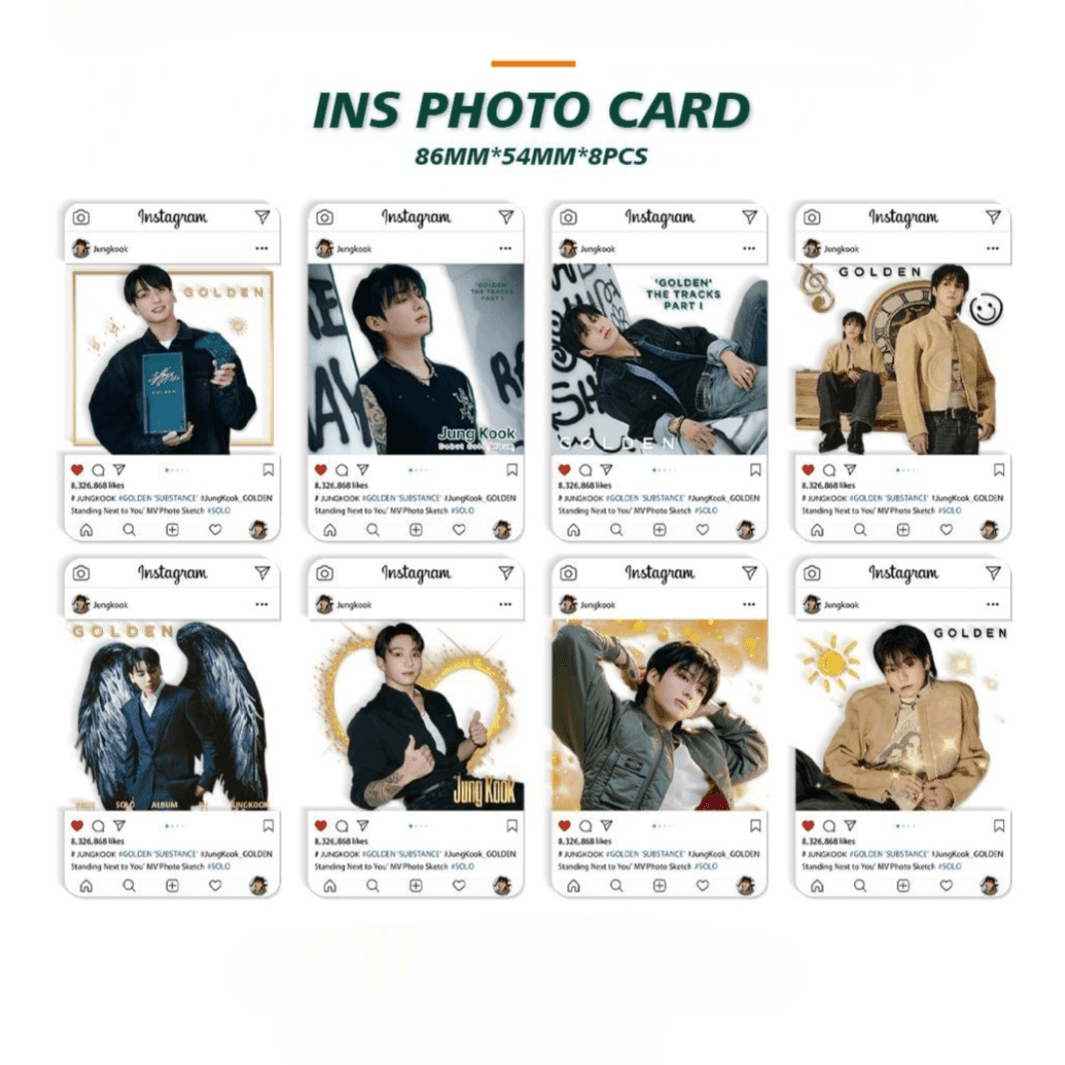 BTS JUNGKOOK GOLDEN KIT MIT 159 TEILEN (GESCHENKBOX MIT VERSCHIEDENEN ARTIKELN!✨)