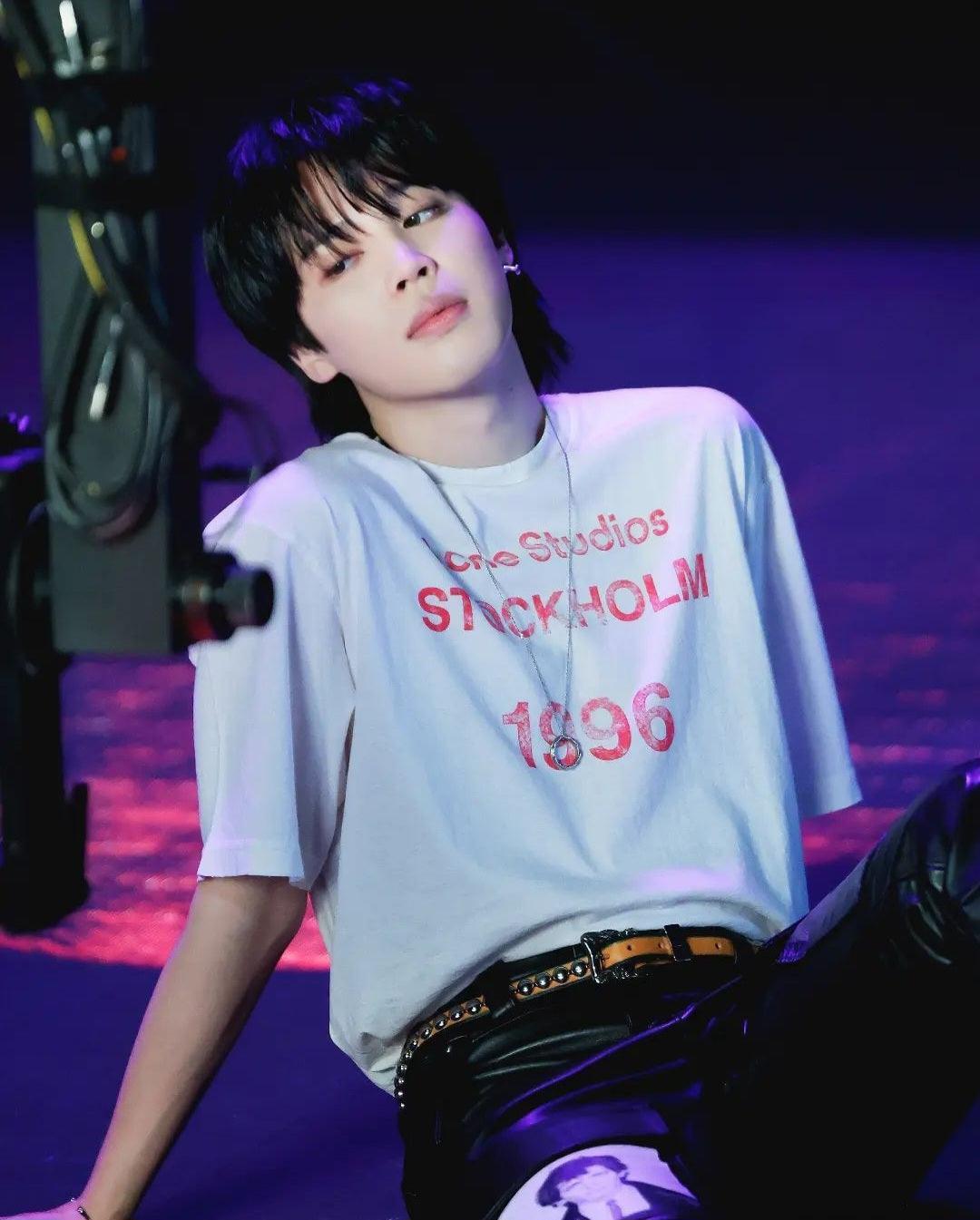 JIMIN GESICHT WIE VERRÜCKT T-SHIRT 100% BAUMWOLLE