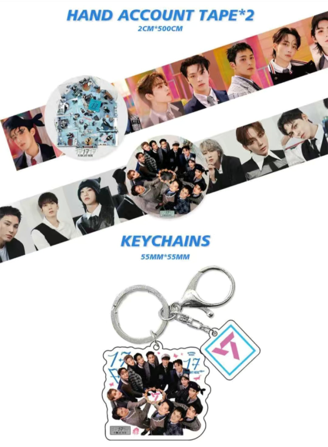 SEVENTEEN MERCH “17 Ist Hier” BOX 162 TEILE (GESCHENKBOX MIT MEHREREN ARTIKELN!✨)