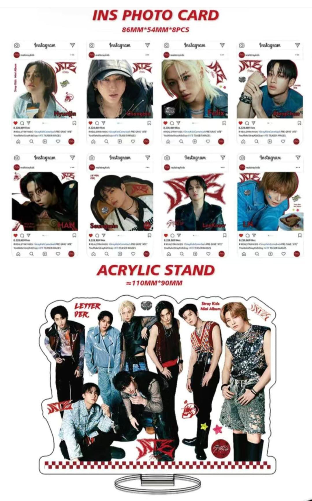 STRAY KIDS KIT ATE 164 TEILE (GESCHENKBOX MIT/ VERSCHIEDENEN ARTIKELN!✨)