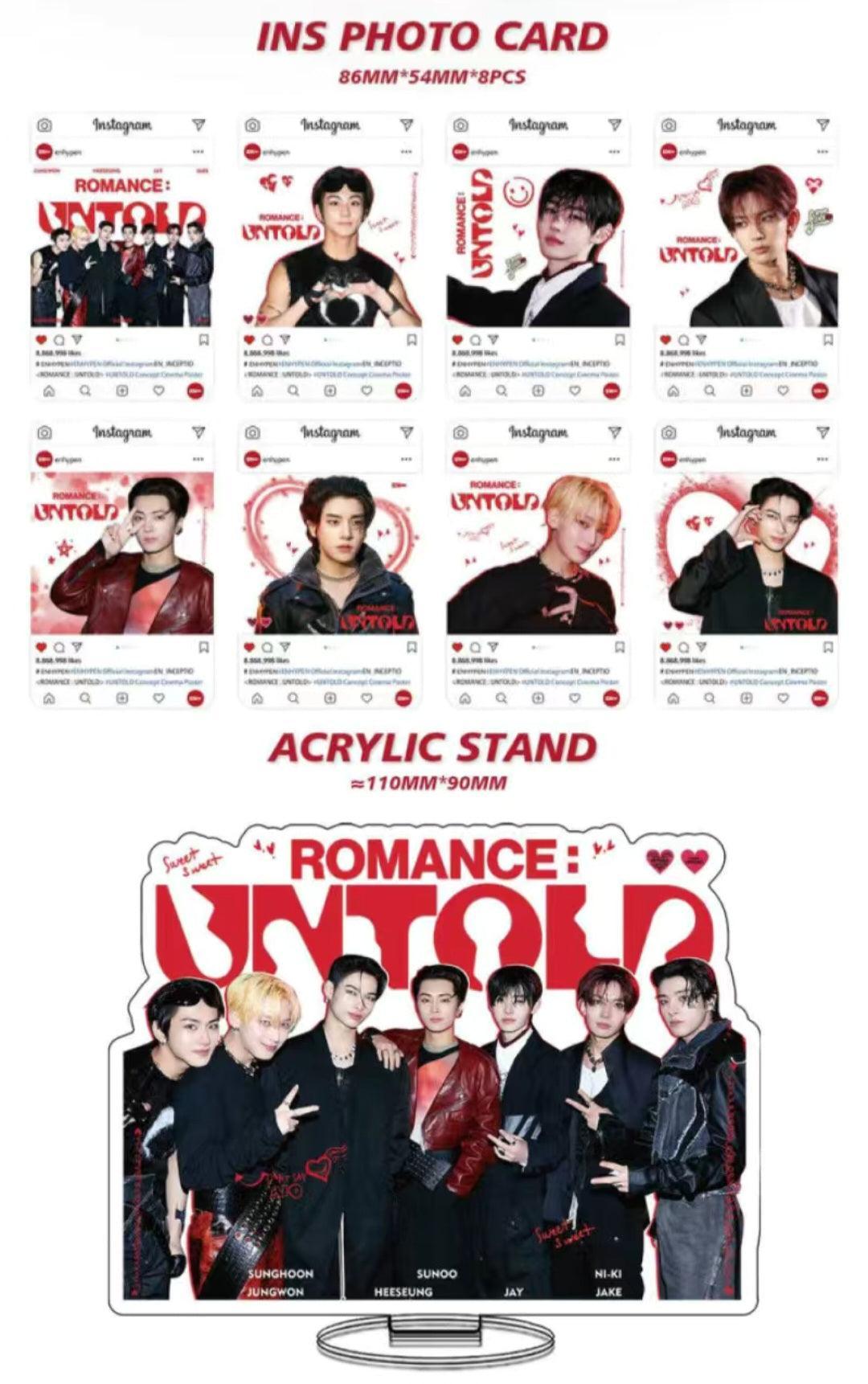 ENHYPEN ROMANCE KIT: UNTOLD 161 TEILE (GESCHENKBOX MIT/ VERSCHIEDENEN ARTIKELN!✨)