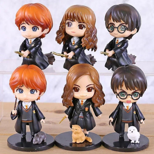HARRY POTTER ACTIONFIGUREN SET 6 TEILE