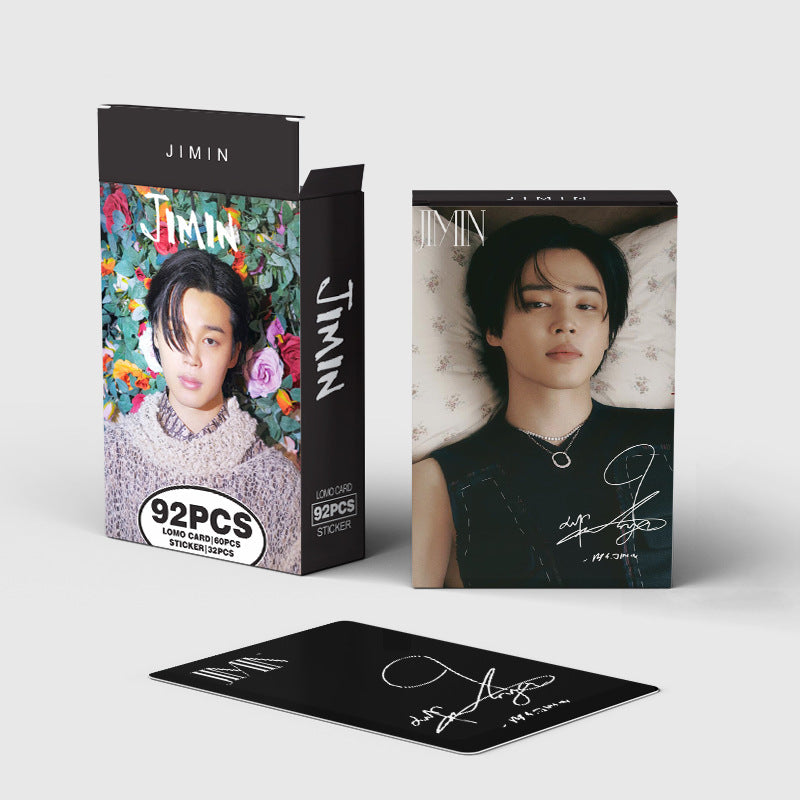 JIMIN SOLO PRODUKTIONSTAGEBUCH 92 STÜCK (60 FOTOKARTEN + 32 STICKER)