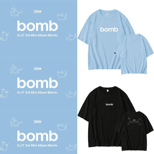 ILLIT BOMB T-SHIRT 100% BAUMWOLLE
