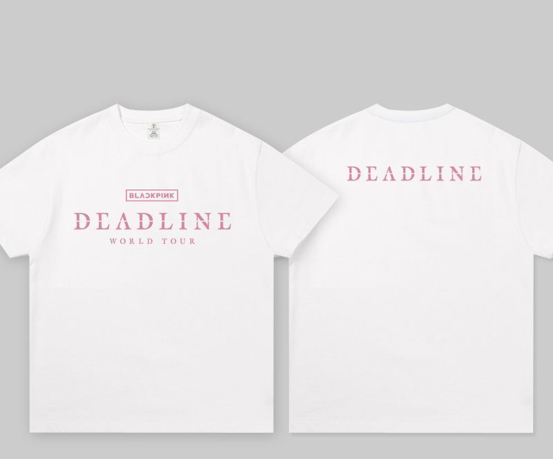 BLACKPINK DEADLINE T-SHIRTS 100% BAUMWOLLE
