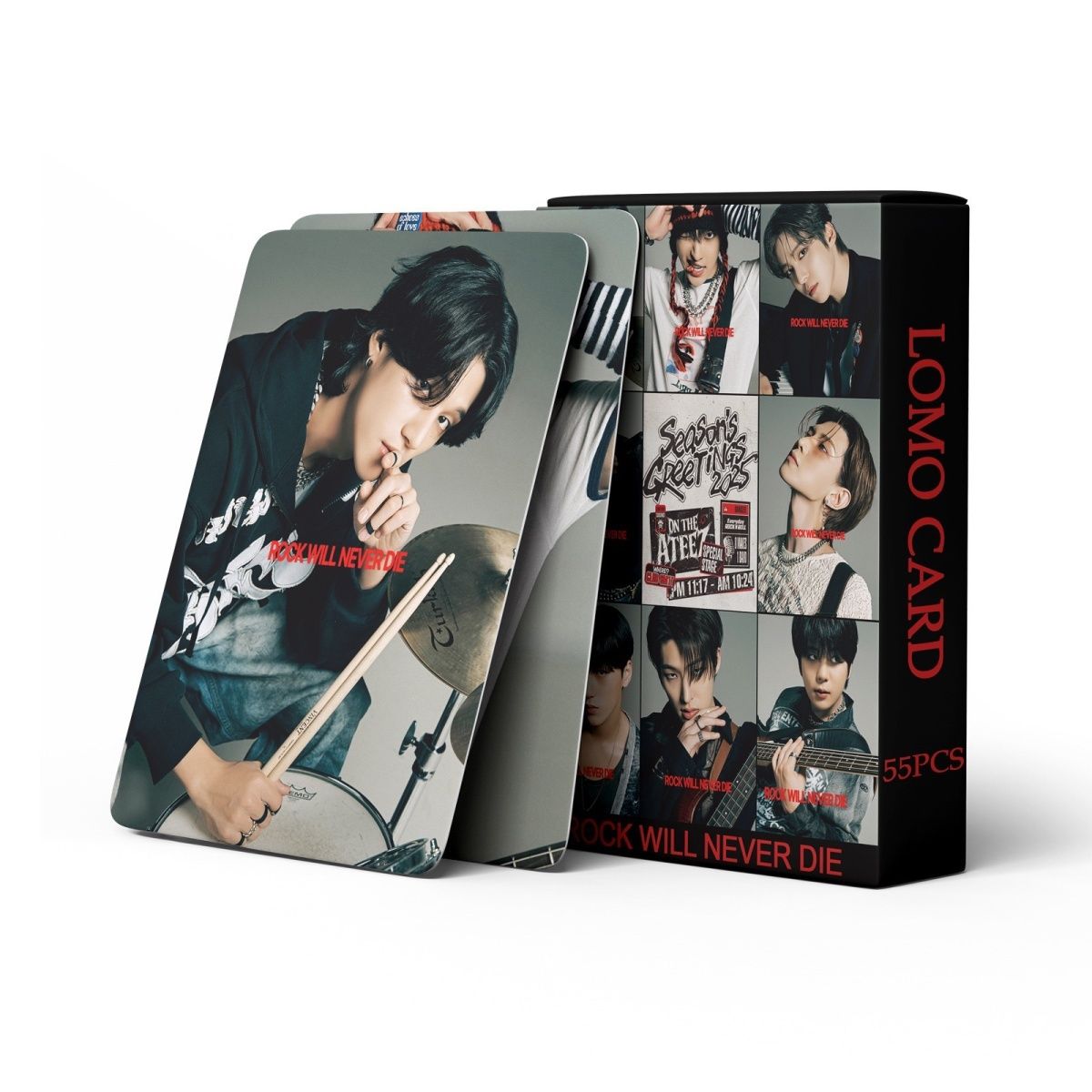 FOTOKARTEN ATEEZ JAHRESGRÜSSE 2025 55 STÜCK