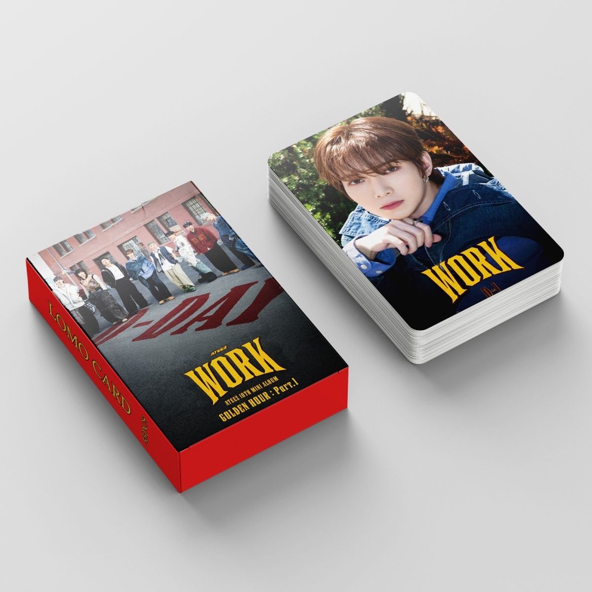 FOTOKARTEN ATEEZ GOLDEN HOUR ARBEIT 55 STÜCKE