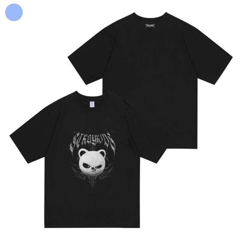 STRAY KIDS MERCH T-SHIRTS EVIL SKZOO 100% BAUMWOLLE