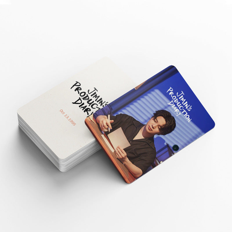 JIMIN SOLO PRODUKTIONSTAGEBUCH 92 STÜCK (60 FOTOKARTEN + 32 STICKER)