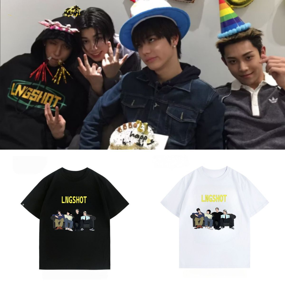 LNGSHOT T-SHIRT 100% COTTON