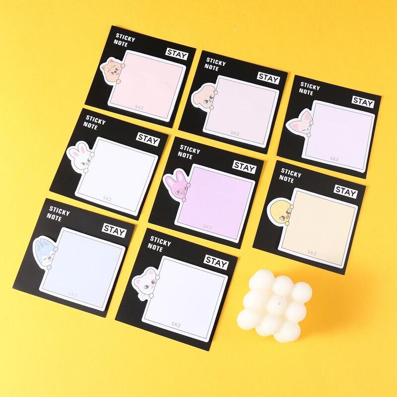 STRAY KIDS SKZOO HAFTNOTIZEN 8 STÜCK